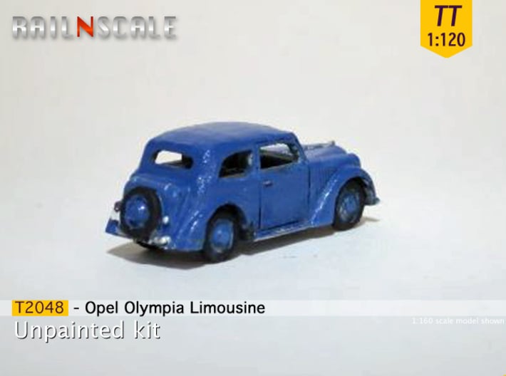 Opel Olympia Limousine (TT 1:120) 3d printed 