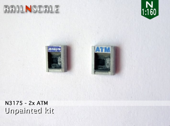 2x ATM (N 1:160) 3d printed 