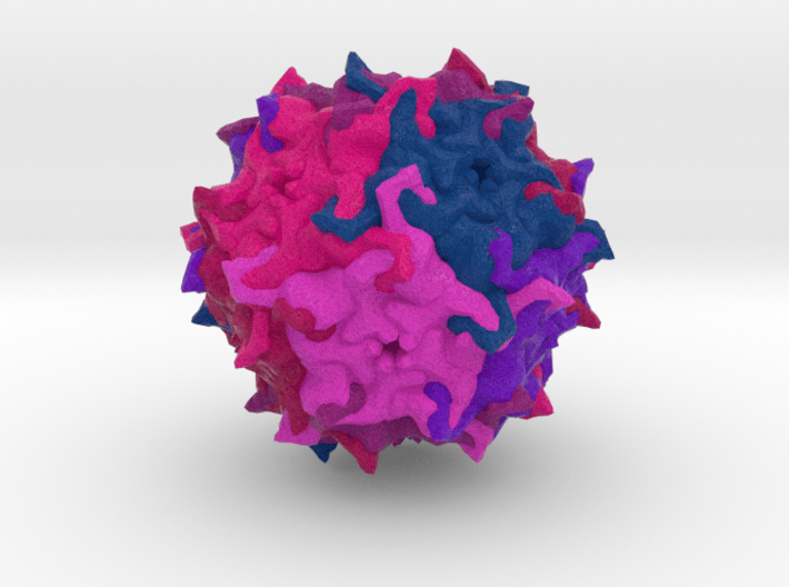 Adeno-Associated Virus 2 (Gene Therapy Vector) 3d printed