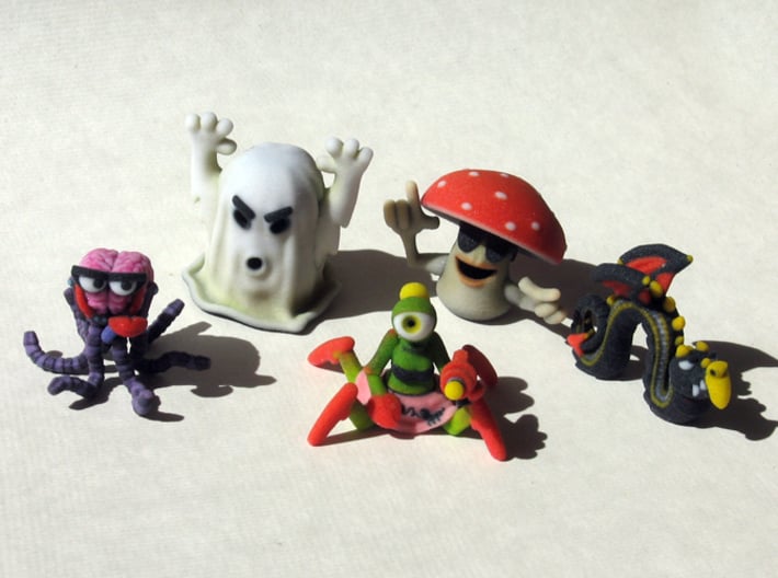 2 Inch Monsters: Batch 05 3d printed 