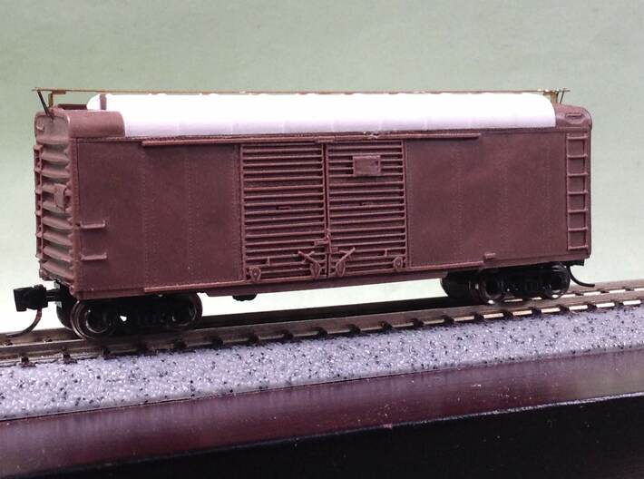 N Scale PRR X31f Turtle Roof Insert 3d printed 