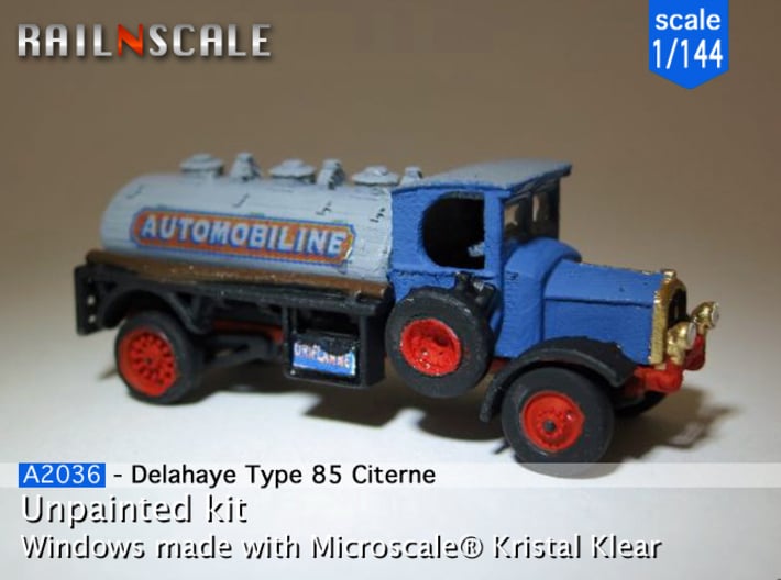 Delahaye Type 85 Camion citerne (1/144) 3d printed