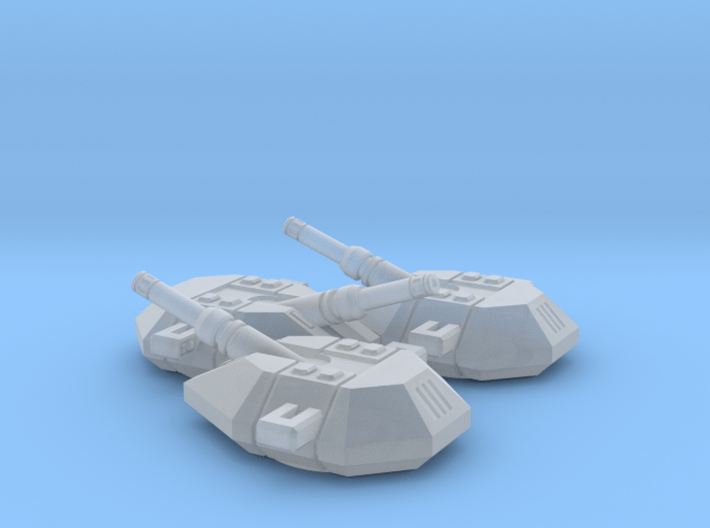 Artillery Turrets (3) 3d printed 
