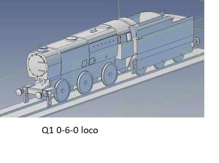 b-76-q1-loco-body 3d printed