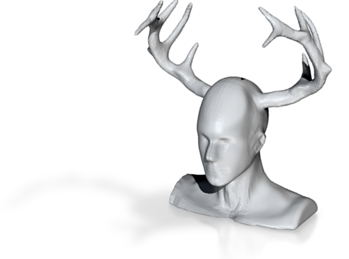Hannibal With Antlers 3d printed