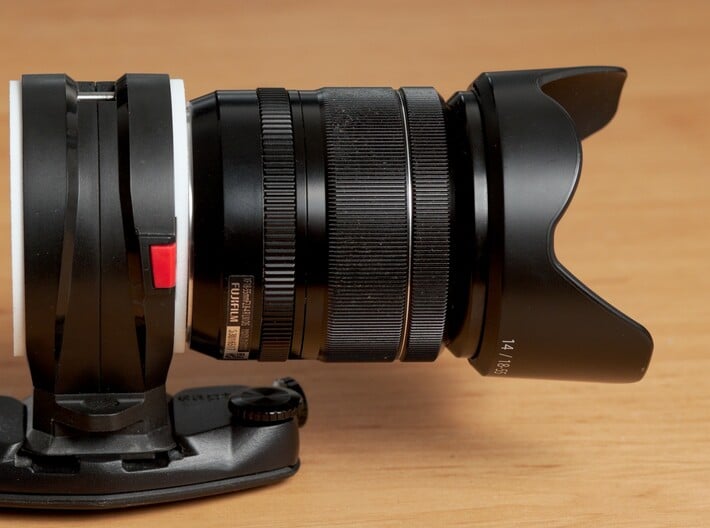 Mount for PD Capture Lens, EF to Fuji X 3d printed 