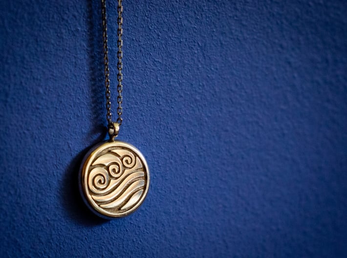 Avatar the last airbender necklace Katara logo symbol pendant water element