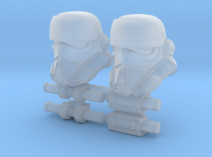 Security Bucketheads (x2) 3d printed 