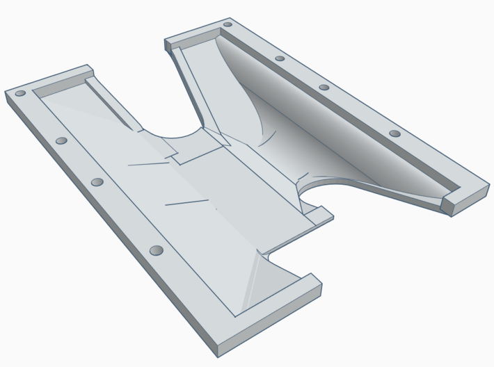 TF2 GCM LRT2 Trans/T-case Skid Plate LEFT SIDE 3d printed 