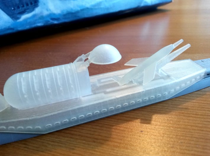 USS Tunny SSG-282 1/350 scale 3d printed 