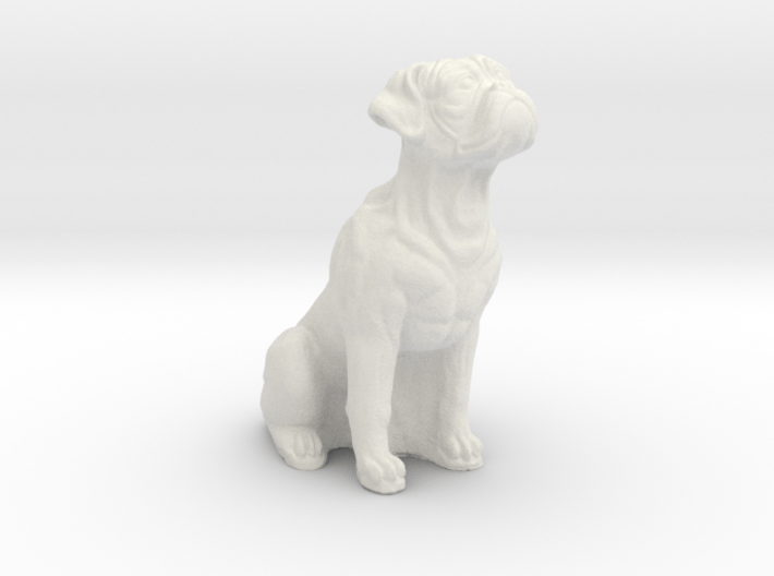 Boxer dog 3d printed
