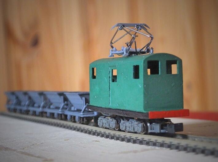 H0f 3D PRINTED DIESEL LOCO BODYSHELL FOR THE ROKUHAN Z GAUGE SHORTY CHASSIS. 