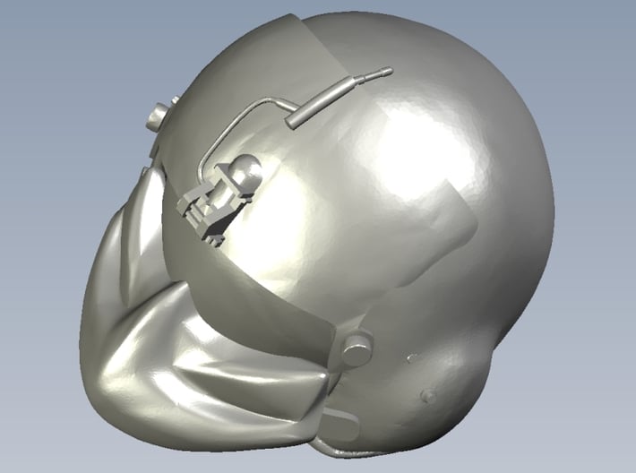 1/18 scale Gentex HGU-56/P helmets & shield x 3 3d printed 
