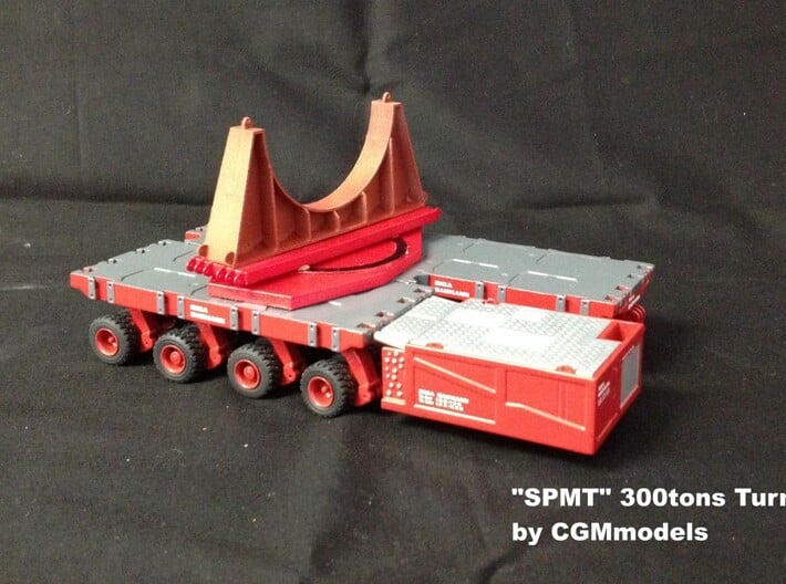 SPMT 300tons TURNTABLE 3d printed Add a caption...