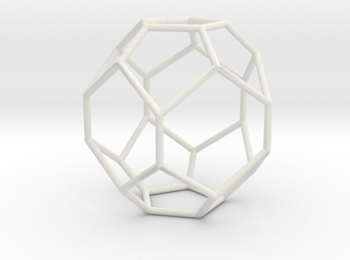Fullerene with 17 faces, no. 1 3d printed