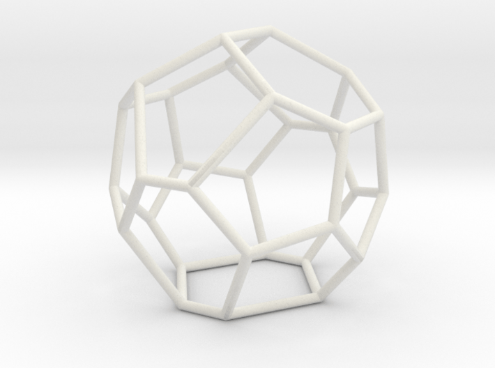 Fullerene with 17 faces, no. 3 3d printed