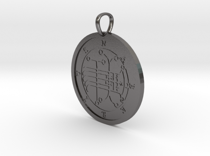 Naberius Medallion 3d printed