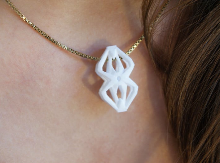 "head to head,heart to heart" no.59 pendant 3d printed 