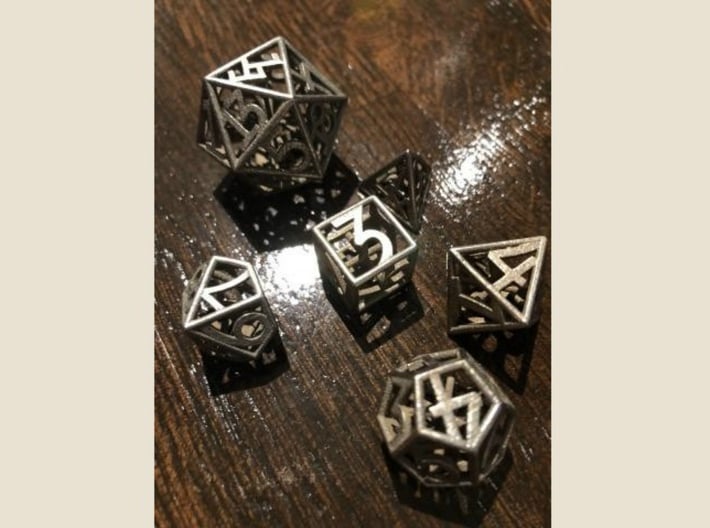 Numbers Only Dice Set - Balanced 3d printed Customer Image