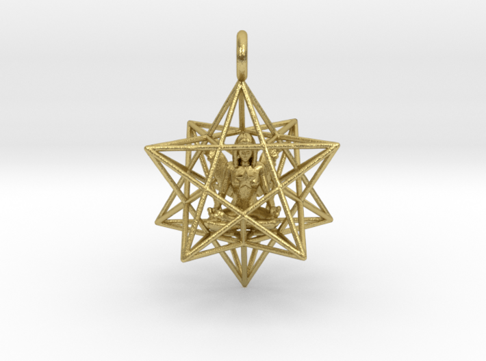 Angelstar Stellated Dodecahedron 30mm 3d printed