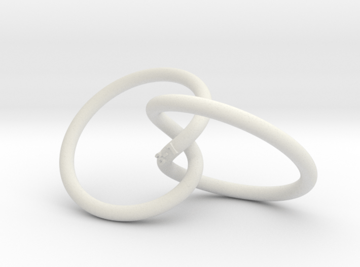 Tritangentless Trefoil Knot 3d printed 