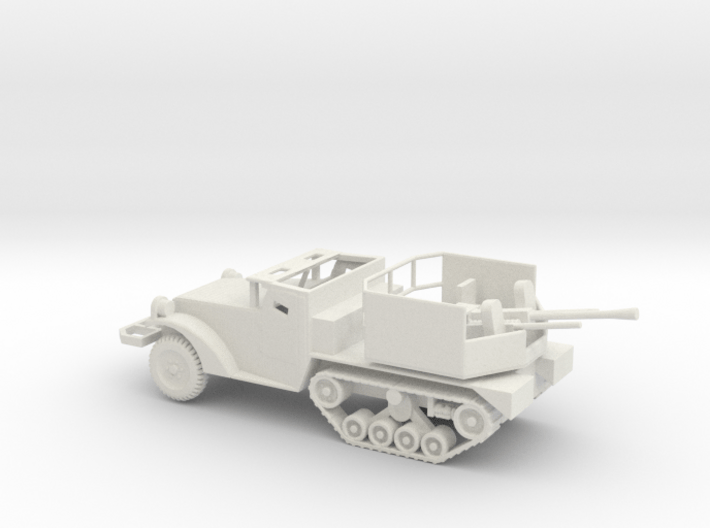 1/87 Scale M15A1 HalfTrack with 37mm AA Gun 3d printed 