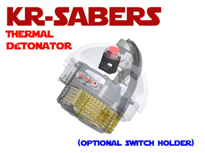 KR-Sabers - Thermal Detonator Optional Aux 3d printed