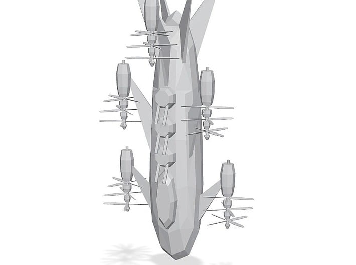 Air Battleship "Sentinel" 3d printed 