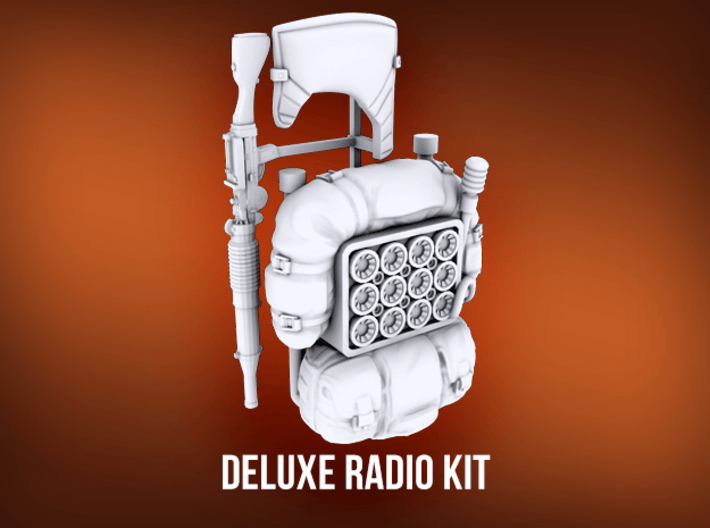 Deluxe Radio Kit 3d printed 