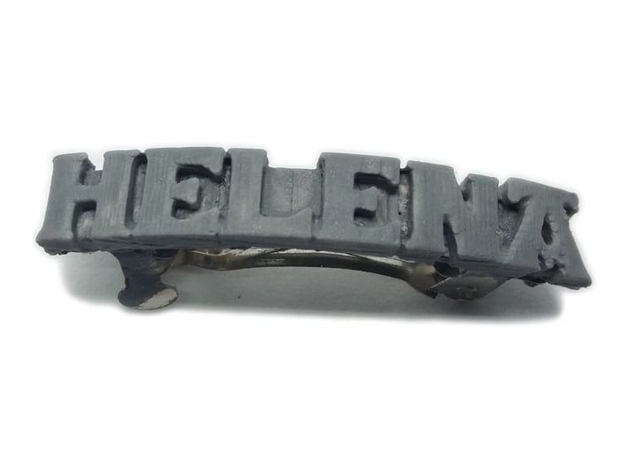 HELENA Personalized Hair Barrete 40-45 3d printed