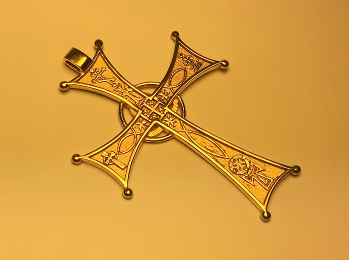 A Cross for All Christians 3d printed 