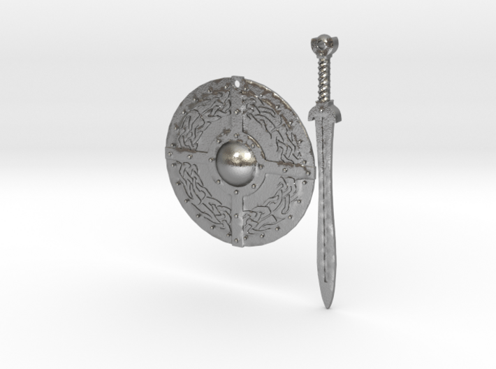 Shield Maiden Celtic Viking Style Bronze  Earrings