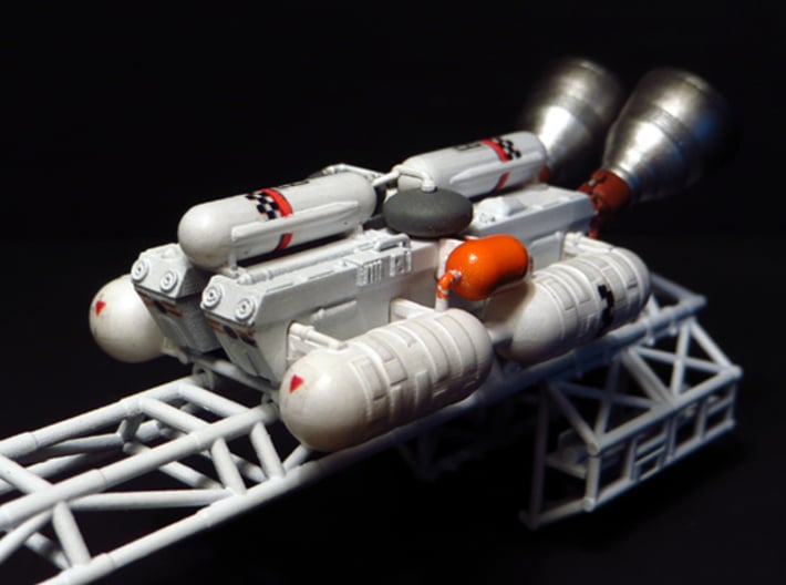 SPACE 2999 TRANSPORTER 1/144 SPINE BOOSTER 3d printed Kit on the Eagle spine -not included-
