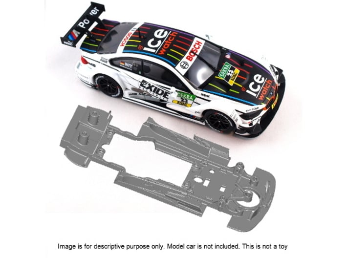 S10-ST2 Chassis for Carrera BMW M4 DTM STD/STD 3d printed 