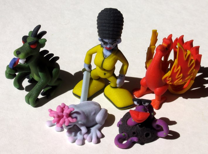 2 Inch Monsters: Batch 07 3d printed 