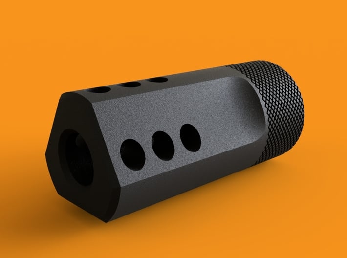 MJW Airsoft Compensator Type A 3d printed 