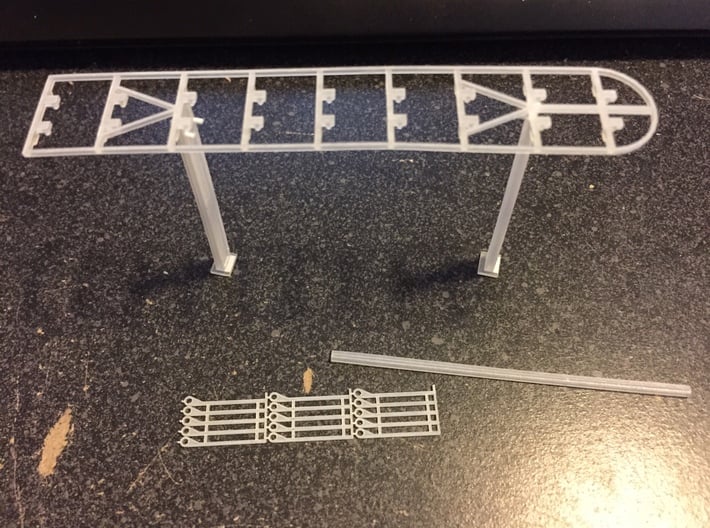N Intermodal Chassis Rack 3d printed