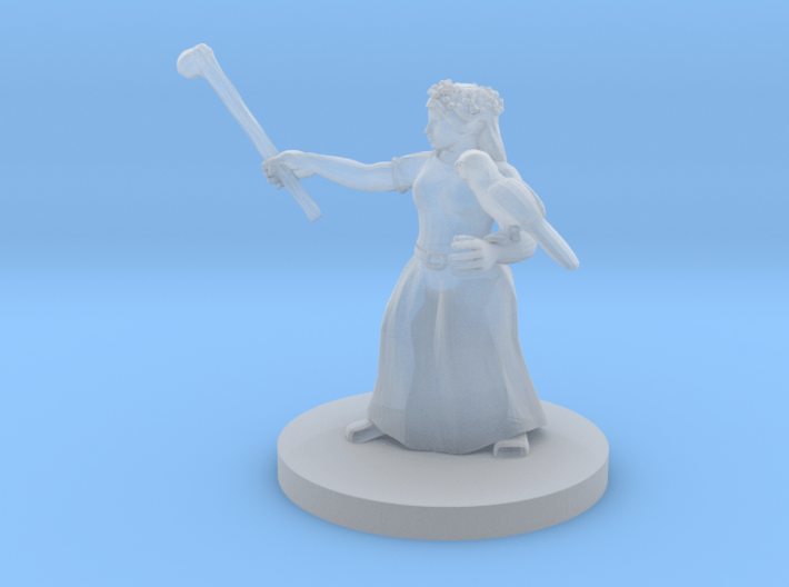 Dwarf Female Druid 3d printed 