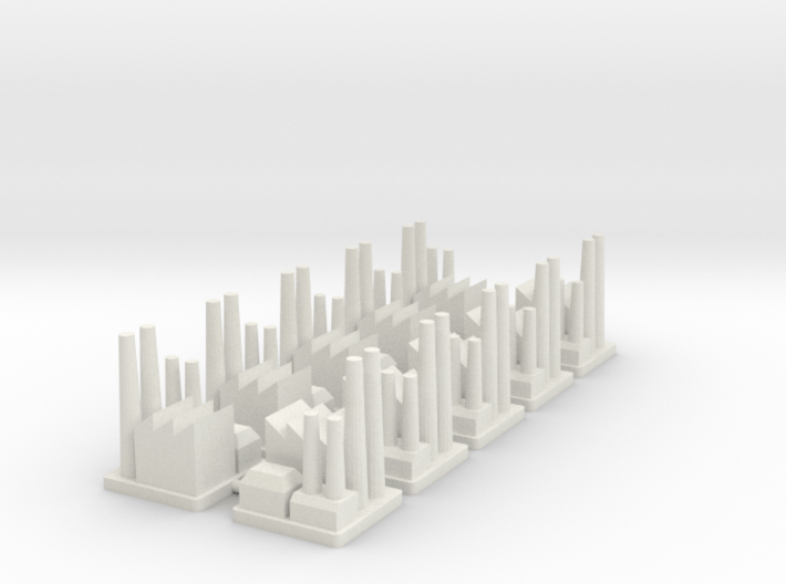 Major Industrial Complex (x10) 3d printed 