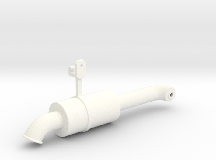 THM 00.5202 Exhaust pipe rear Tamiya Volvo FH12 3d printed 