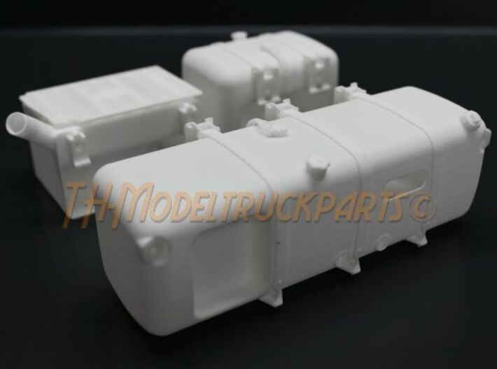 THM 00.3109-TL Fuel tank left Tamiya Actros 3d printed