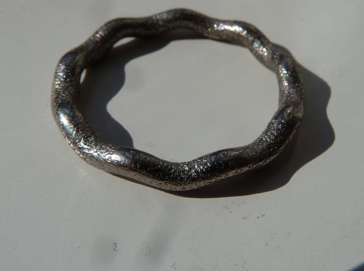 Sine Ring Round 18mm 3d printed 