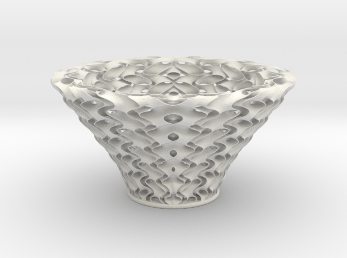 Double Helix Lampshade  3d printed 