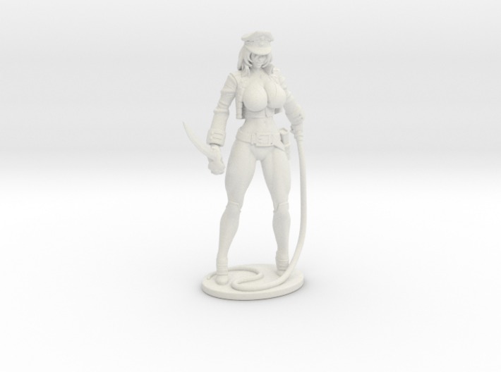 Major Kyra Figurine with Whip 150mm 3d printed 