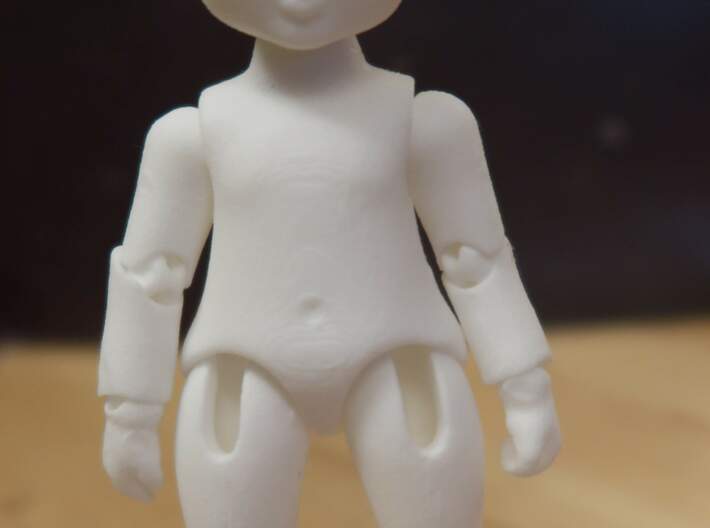 "Dion" 10cm full ball jointed doll with eyes 3d printed 