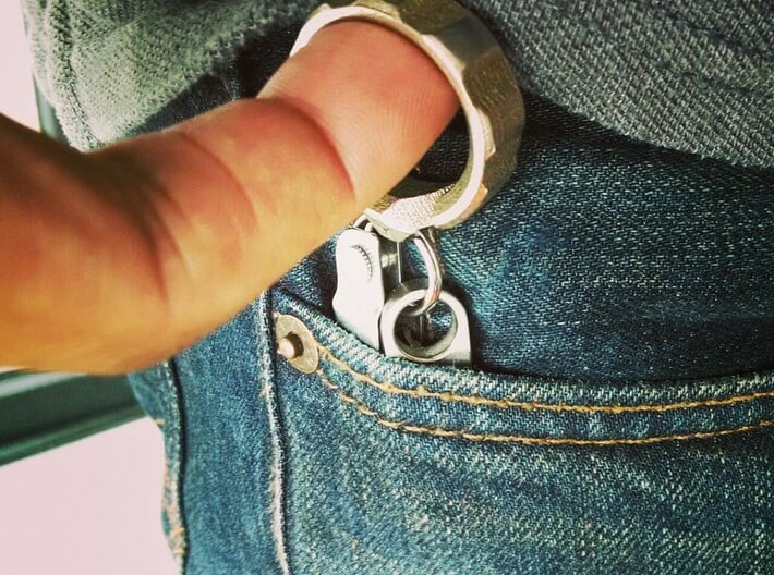 Q-Clip Key Dangler - Right Handed Carry 3d printed 