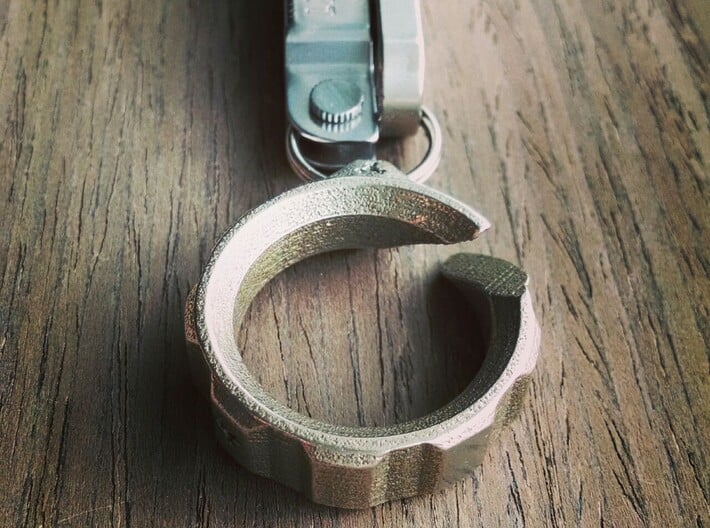 Q-Clip Key Dangler - Right Handed Carry 3d printed 