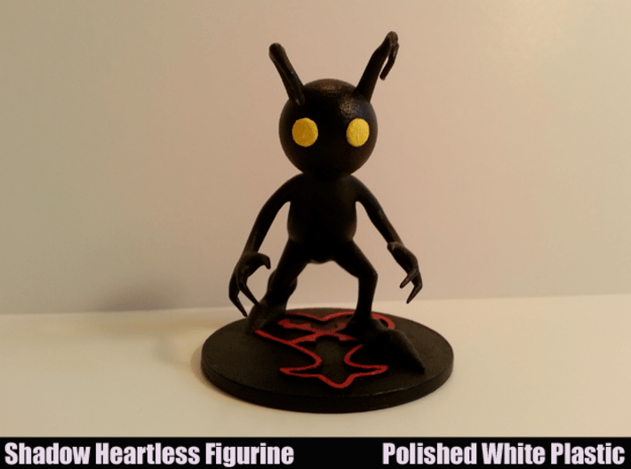 Shadow Heartless Figurine 3d printed Painted Front View