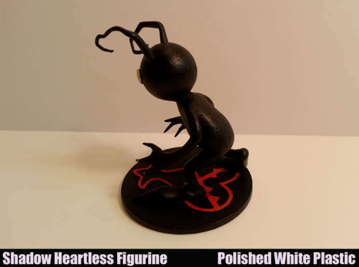 Shadow Heartless Figurine 3d printed Painted Side View