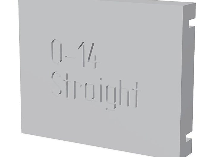 O14_gauge_straight 3d printed